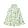 thumbnail image 4 of Billabong Kids' Girls' Youth To The Beach Tiered Knit Halter Top A-Line Dress (XX-Small, Willow), 4 of 4