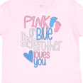 thumbnail image 4 of Inktastic Pink or Blue, Big Brother Loves You Footprints and Heart Boys Toddler T-Shirt, 4 of 5