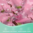 thumbnail image 4 of Round Table Cloth 60 Inch,Cherry Blossom Flowers Tablecloth Waterproof Stain Wrinkle Resistant Washable Circle Table Cover for Home Kitchen Dining Room Party Outdoor Picnic, 4 of 6