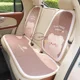 thumbnail image 4 of Cojín universal de felpa para asiento de coche, cálido y cómodo, funda de cojín para asiento de coche, decoración interior con dibujos de oso, accesorios para coche, 4 of 5