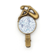 thumbnail image 1 of Regla calculadora de matemáticas azul pintada a mano de la ilustración Broche broche broche broche Metal retro, 1 of 3
