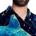 thumbnail image 5 of Starry Shark Men's Short Sleeve Beach Shirts, Casual Printed Button Down Summer Shirts for Men and Women, 5 of 6