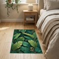 thumbnail image 3 of ODIKA Botanical Print Round Monstera Forest Motif Sunset Abstract Mid Pet Friendly & Kids Safe Bedside for Bedroom, Nursery, RV, 3 of 7