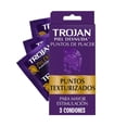thumbnail image 1 of Condónes Trojan Piel Desnuda Puntos de placer 3 piezas, 1 of 9