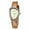 BrownYellow, variant on Creative Irregular Women Watches, Stylish Vintage Quartz Ladies Watches with Leather Strap, Simple Dial, Second Hand, Casual Wrist Watch Gift for Woman