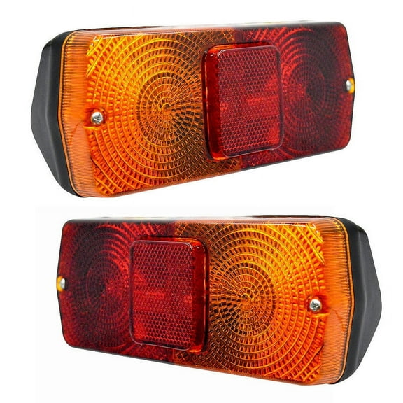 APSMOTIV High-Quality Rear Combination Lamp Tail Lights Assembly with 12v Bulbs Replacement Perfect for Massey Ferguson tractor 230 240 250 265 275 290 298 365 375 390 398 399 560 575 565 59 and 595