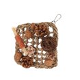 thumbnail image 4 of Bird Climbing Net Rattan Ball Pine Cone Corn Cob Nuts Straw Rope Parrot Woven Net for Parrot Cage Accessories, 4 of 9