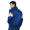 thumbnail image 2 of Men's Starter Royal Chase Elliott Triple Option Satin Varsity Full-Snap Jacket, 2 of 2