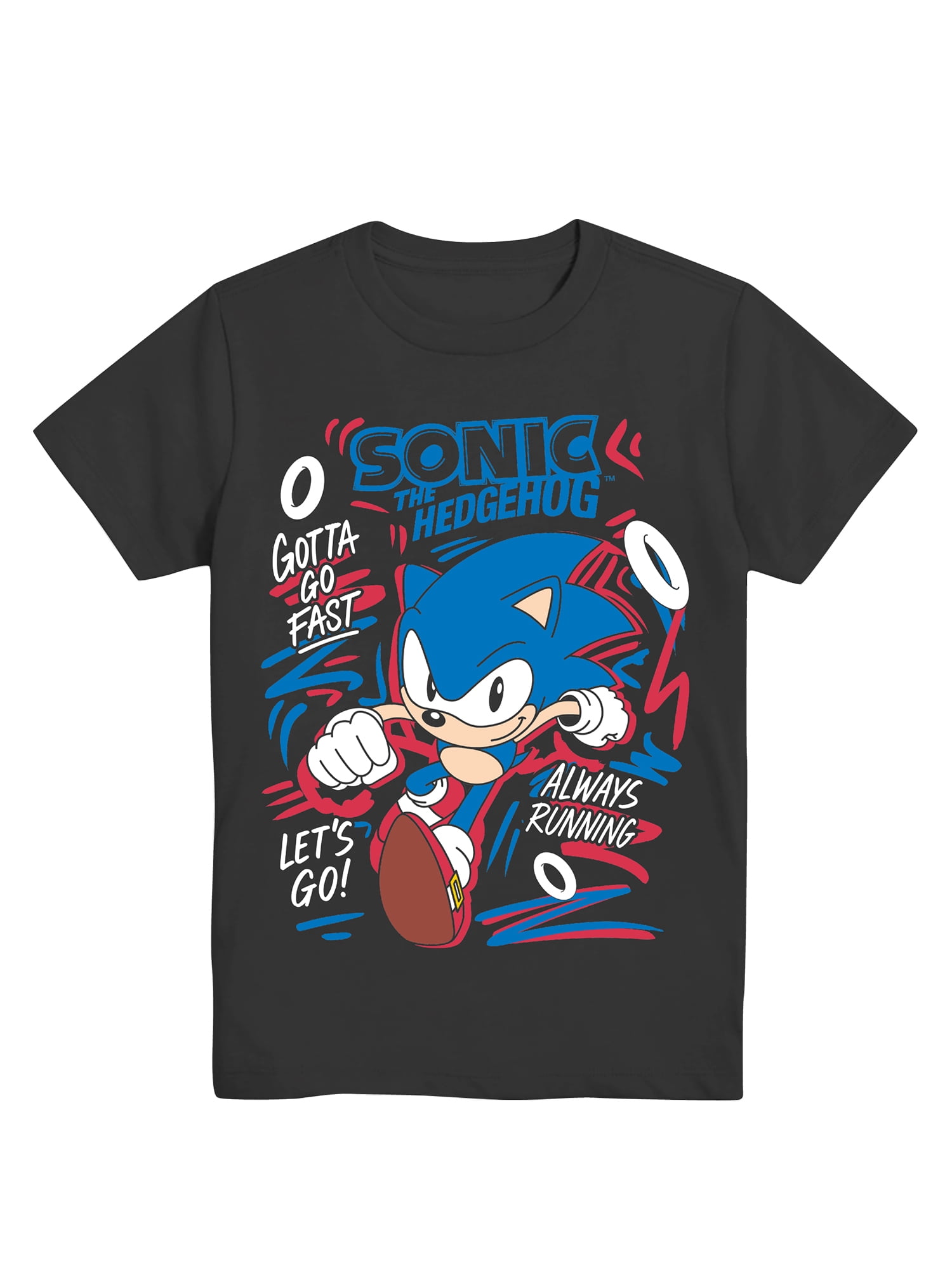 Sonic the Hedgehog, Boys' & Big Boys' Graphic T-Shirt, Cub Lines, Sizes 4-18
