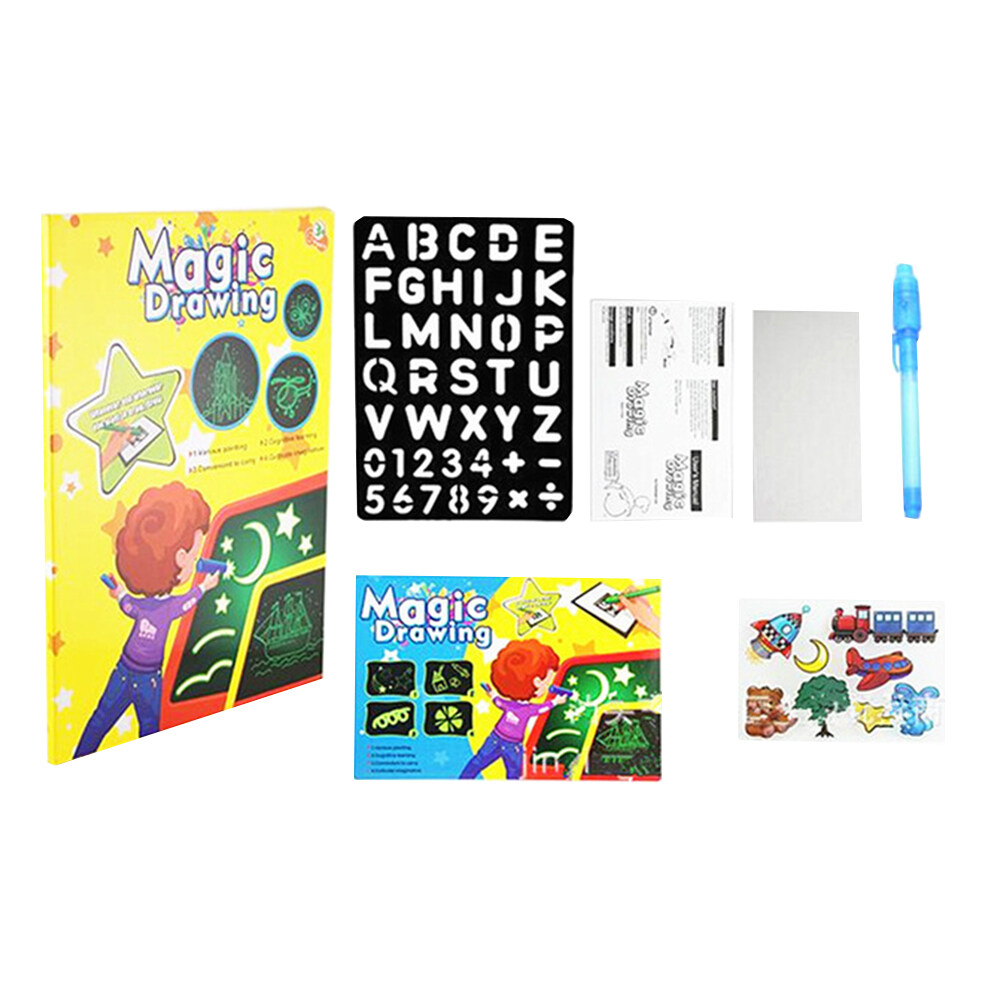 Painting board 2 Set 3D Fluorescent Painting Board Funny Writing Board