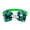 thumbnail image 1 of Collier Nœud Papillon Chat Fête Festive avec Design Imprimé Bande Texturée Douce Tissée, 1 of 4