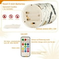 thumbnail image 5 of Yayeee Flameless Candles with Remote Flickering Battery Operated Multi Color Changing, Halloween Happy Ghosts, 5 of 7