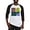 Black/White, variant on CafePress - Play Doh Characters Baseball Jersey - Cotton Baseball Jersey, 3/4 Raglan Sleeve Shirt