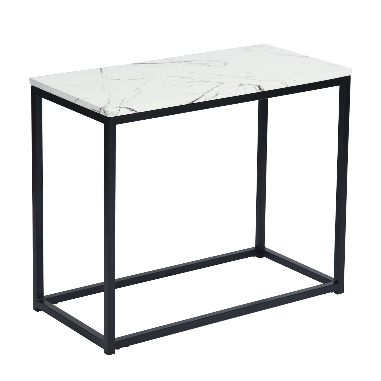 CoSoTower Modern Open Rectangular Wood Side End Accent Table Living