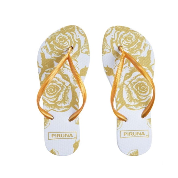 Piruna Women's Flip Flop Sandal Rose Gold