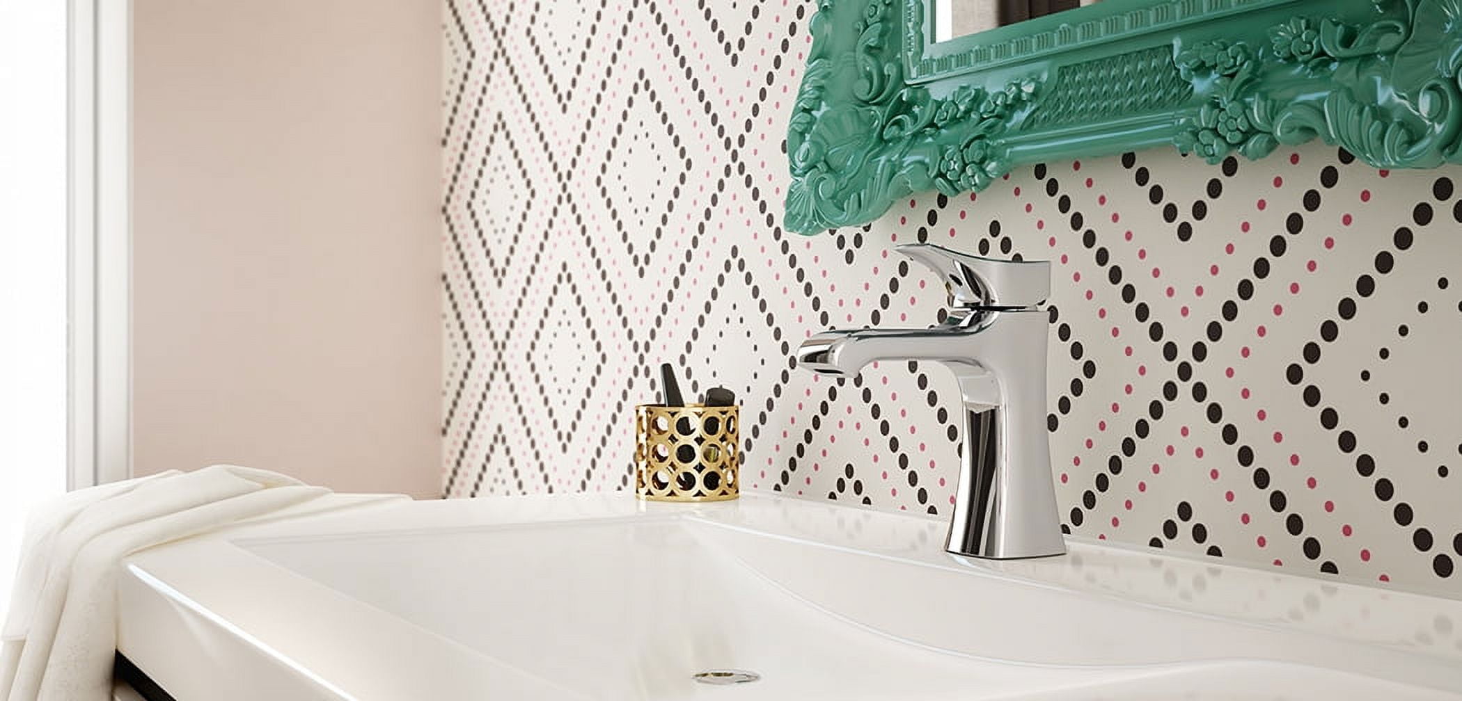 Belanger STR-DC-22CP Single Handle Bathroom Faucet with Drain, Chrome