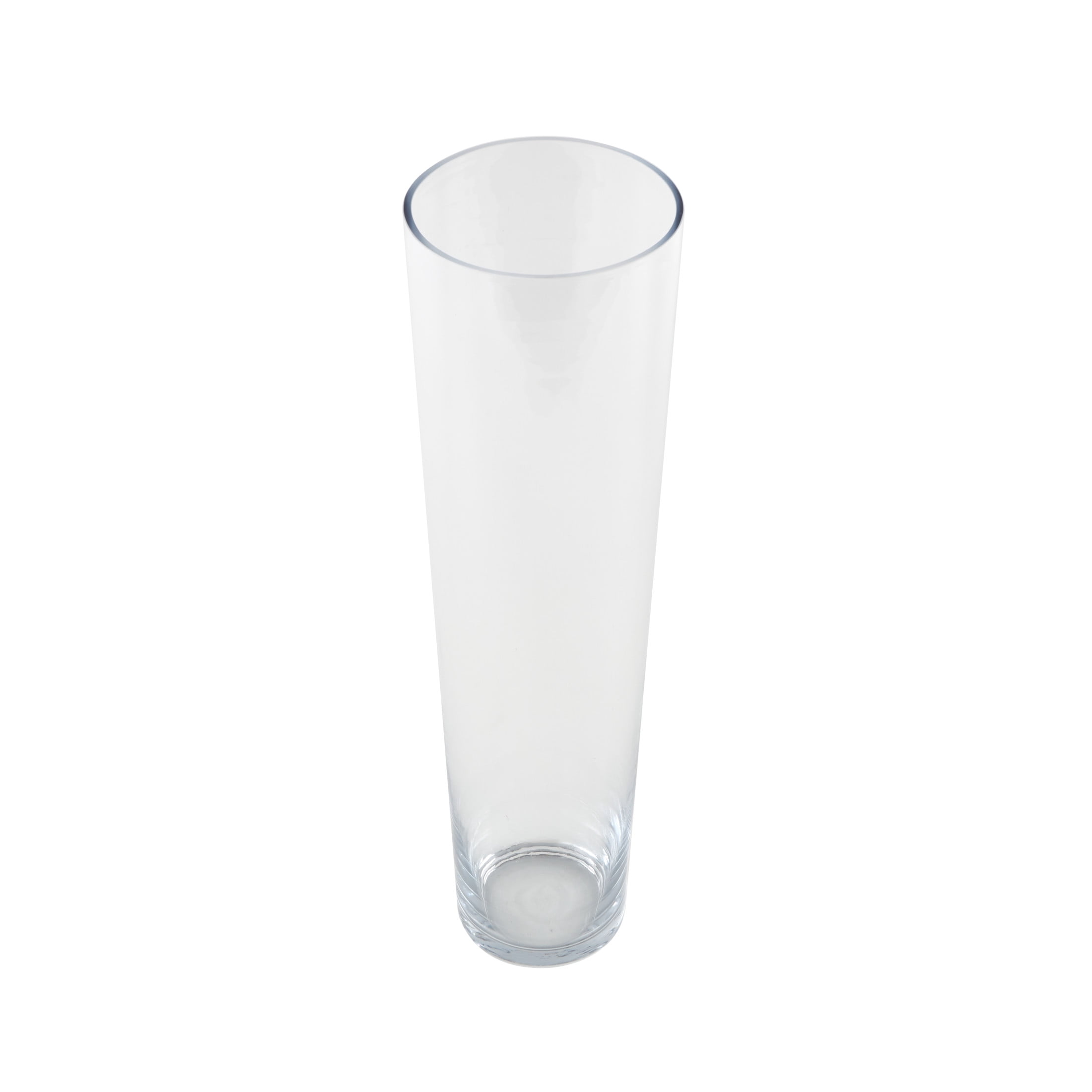 DecMode 24" Tall Glass Vase