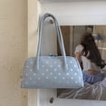 thumbnail image 3 of Rvusndi Polka Dot Bowler Bag,Slouchy Tote Bags Polka Dot PU Bowler Bag for Women Fashion Hobo Bags Large Shoulder Bag Handbag for Travel Work, 3 of 8