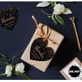 thumbnail image 6 of Inkdotpot Real Rose Gold Foil Thanks From The New Wedding Tags Favor Hang Paper Tags 50 Pieces, 6 of 6