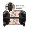 thumbnail image 4 of Kdxio Strawberry And Flowers Pattern Luggage Cover for Travel,Elastic and Durable,Fits 18-32 Inch,-No luggage included, 4 of 8