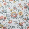 thumbnail image 5 of Home Decor Collection 20" x 20" White Vintage Botanical Floral Cotton Decorative Pillow, 5 of 5