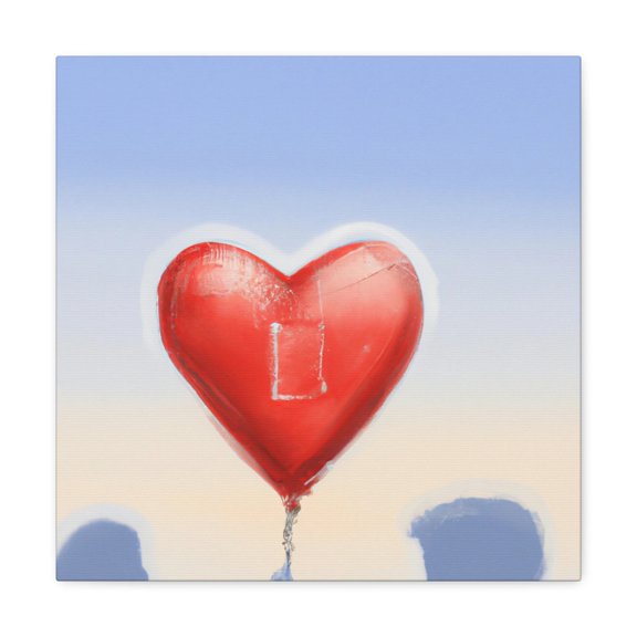 Heart Up in Flight - Canvas