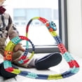 thumbnail image 1 of Juego de juguetes de vagones intercambiables DIY eléctrico para niños, 145 piezas perfke Juguetes de vagones de ferrocarril, 1 of 9