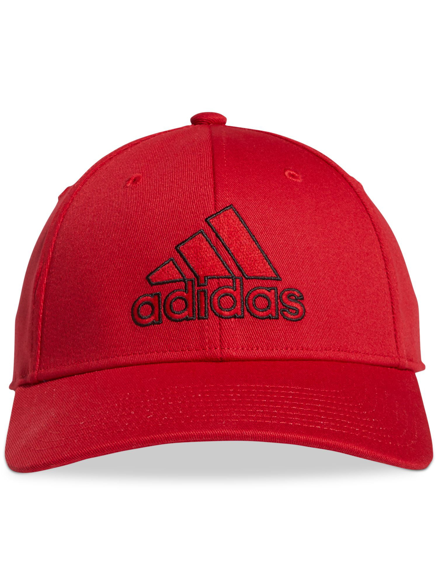 ADIDAS Mens Red Logo Moisture Wicking Embroidered Baseball Ball Cap Hat L\XL - Walmart.com