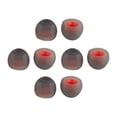 thumbnail image 1 of 30 Pcs Embouts de Remplacement en Silicone pour Écouteurs Réduction de Bruit (Rouge), 1 of 5
