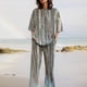 thumbnail image 4 of Puntoco Traje De Verano Para Mujer Pantalones Cortos De Color Con Estampado De Moda Traje Casual De Dos Piezas Liquidación Puntoco Puntoco-6657, 4 of 6