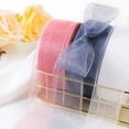 thumbnail image 4 of Cinta de gasa transparente de 10 metros, cintas de encaje de Organza para manualidades DIY, decoración de Navidad, Halloween, boda, envoltura de regalo, tela, 4 of 4