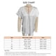 thumbnail image 3 of Ficarrico Camiseta con cuello en V y encaje para mujer, manga corta, informal, holgada, color puro, jersey de verano, Top blanco L, 3 of 3