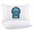 thumbnail image 3 of Casa Platino King Size Pillows Set of 2, Medium Soft Support, Hotel Quality King Bed Pillows, Down Alternative Pillow for Neck support and Backrest, 3 of 8