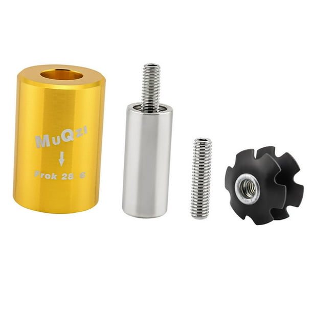 Setter de Tuercas de Horquilla de Bicicleta, Aleación de Aluminio CNC para Tubo Oro Sharpla Ajustador de tuercas de horquilla de bicicleta