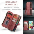 thumbnail image 5 of CaseMe Case for Samsung Galaxy A71 4G Wallet Case for Women Men, Fashion Durable PU Leather Magnetic Flip Lanyard Strap Wristlet Zipper Card Holder Wallet Phone Case for Samsung Galaxy A71 4G 6.7", 5 of 11