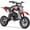 Red, variant on QEASET 49CC Dirt Bike, Gas Powered Mini Bike, Red