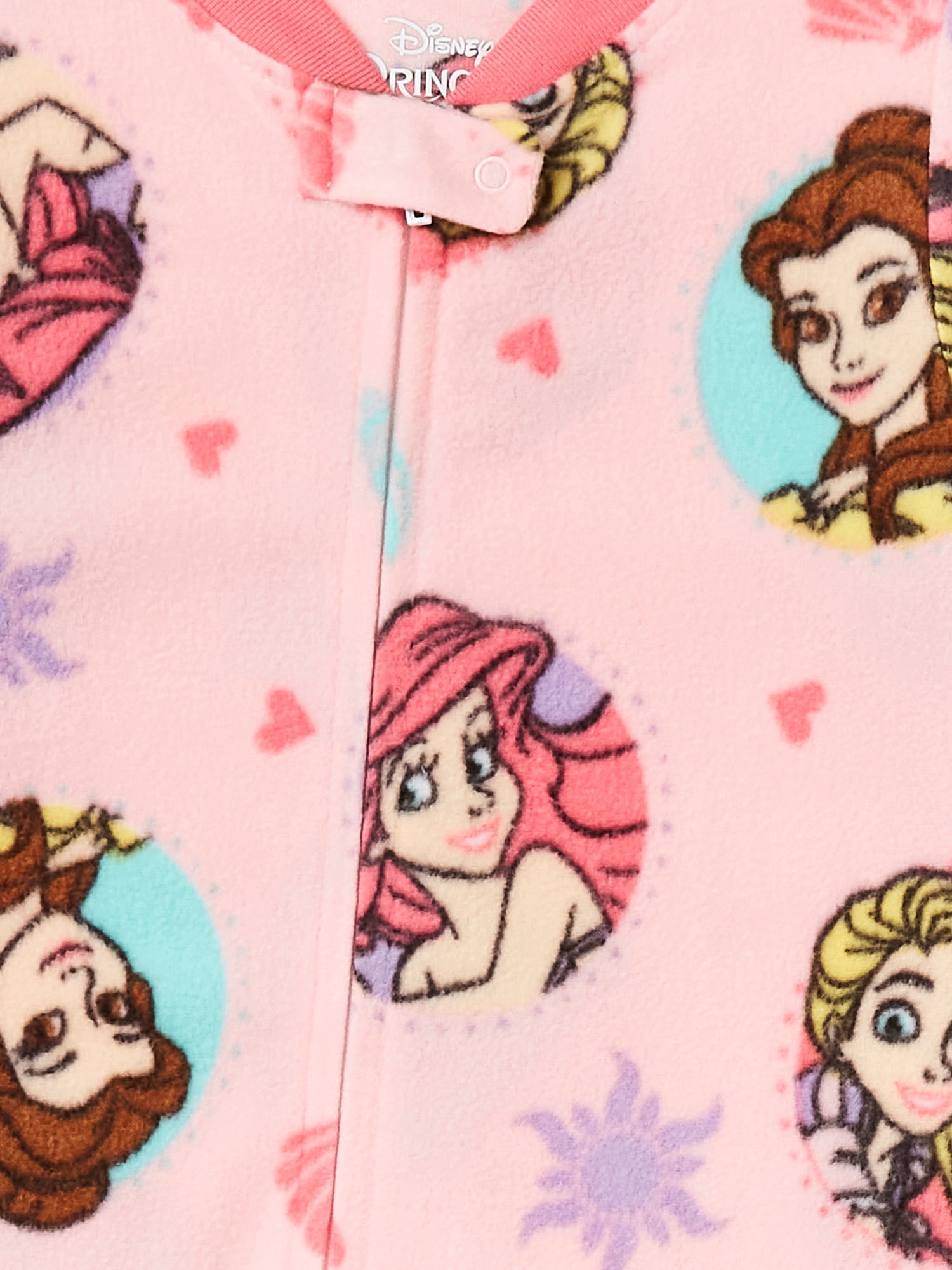 Disney Princess Toddler Girls Pajama Blanket Sleeper, 2-Pack, Sizes 2T-5T