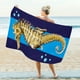 thumbnail image 4 of Toalla de playa rectangular - Manta de playa de microfibra y chal de baño de secado rápido para la playa, absorbente rápido de agua y portátil, para uso en todas las estaciones, 4 of 7