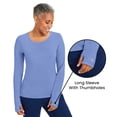 thumbnail image 3 of Healing Hands Knits Women's Mackenzie Tee 's Long Sleeve Medical Scrub Tee, 3 of 9