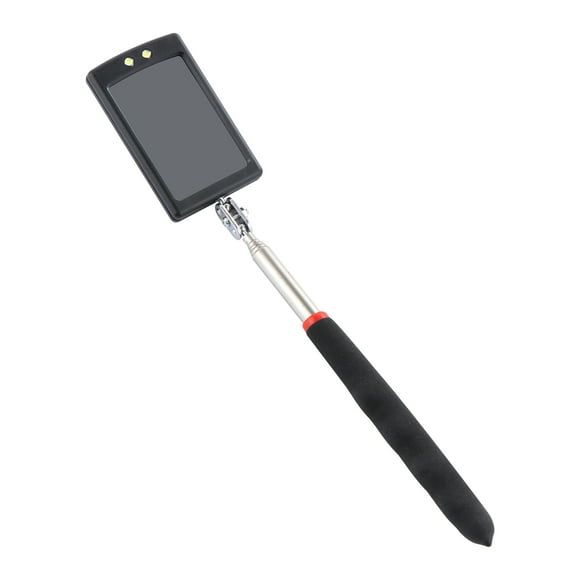 Car Inspection LED Mechanics Mirror Telescoping Rotating Inspection Mirror
