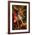 thumbnail image 1 of The Archangel Michael Defeating Satan, Figurative Religion Framed Art Print Wall Art by Guido Reni, 1 of 2