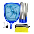 thumbnail image 4 of Almencla Pool Leaf Skimmer Net Comfortable Handle Fast Cleaning Pool Cleaner Supplies with 5 Section Pole, 4 of 8