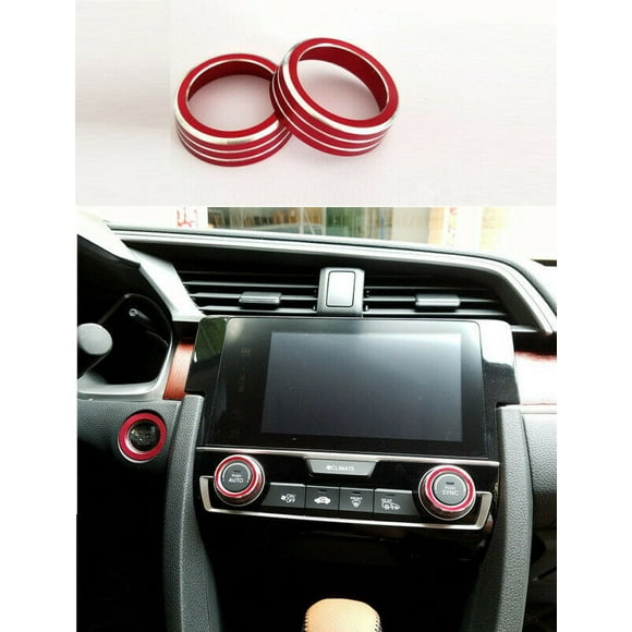 NATEFEMIN Metal Emblem for Honda Civic 10th Generation (2017) Easy Install, Strong Hold with Long-Lasting 3M Tape