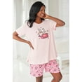 thumbnail image 5 of Dreams & Co. Plus Size Knit Pj Short Set, 5 of 5