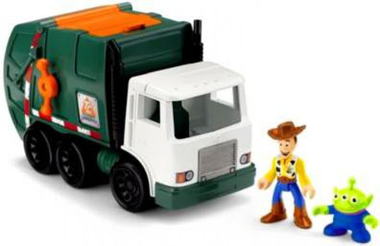imaginext toy story garbage truck