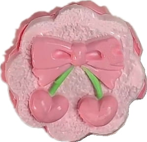 QDDLGRUI Taba Squishy Pink Kawaii Handmade Cherry