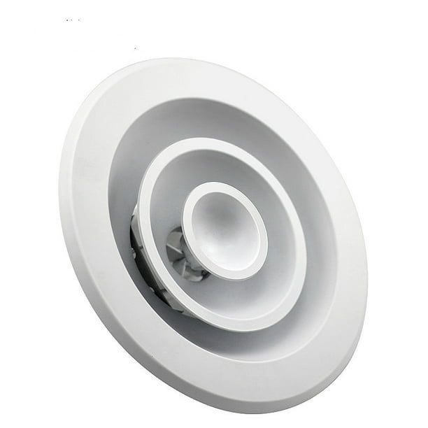 Adjustable removable ceiling round diffuser 200mm/300mm diam air vent