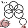 thumbnail image 5 of 5Pc Strainer Gasket Seal Ring Rubber Gray Washer Fits for 3-1/2 Inch, 5 of 5