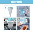 thumbnail image 7 of 3PC Washing Machine Hair Catcher - Reusable Floating Filter Bag for Pet Hair, Lint & Debris,Laundry Mesh Ball with Conical Design,Fits All Washers,Keeps Clothes & Drain Clean, 7 of 7