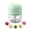 light green Three-blade head, variant on Mini Food Chopper, 260ml Capacity, Cordless & USB-C Charging, Effortless One-Touch Operation for Uniform Chopping, Ideal for Mincing Garlic, Onions, and Making Sauces